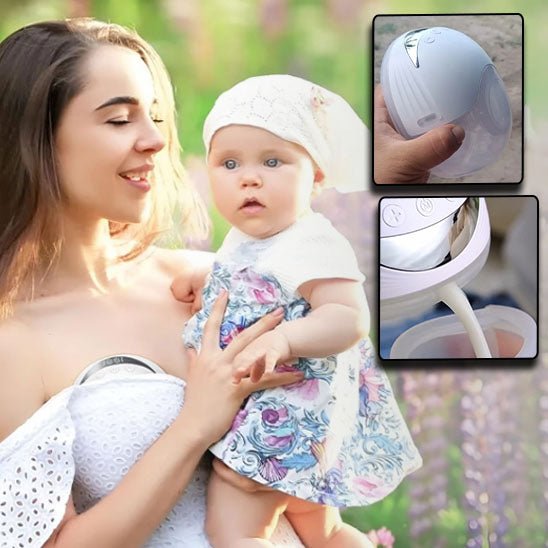 Tire-lait électrique portable – maman – bambin-blanc