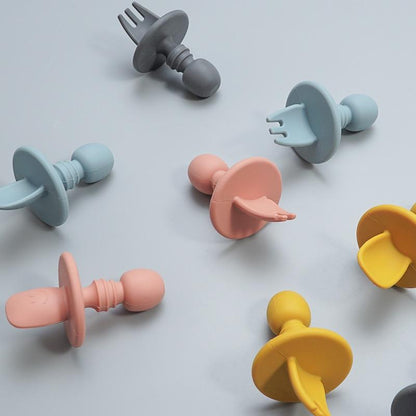 CuttieSpoon™ | Cuillère et fourchette pour bébé | Maman - maman-bambin
