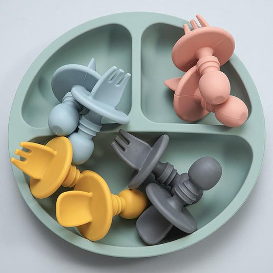 CuttieSpoon™ | Cuillère et fourchette pour bébé | Maman - maman-bambin